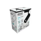 Светильник светодиодный трековый цилиндр 32W 2750lm 4000K 180-240V IP20 75*220мм черный угол 24º | TR073 | Gauss