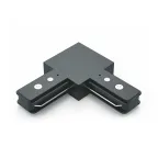 Коннектор для трековых шинопроводов угловой (L) черный | TR107 | Gauss