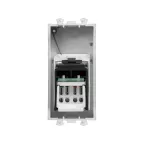 Компьютерная розетка RJ-45 модульная, кат.6, "Avanti", "Закаленнаясталь", 1 модуль | 4404291 | DKC