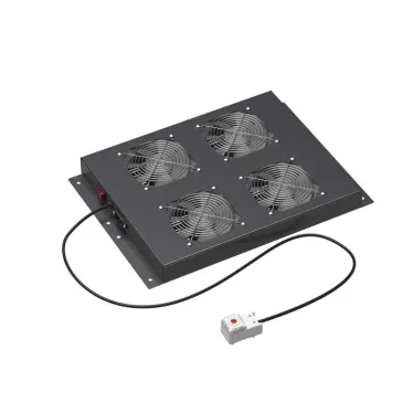 Модуль потолочный 4 вентилятора с термостатом для крыши 600 RAL9005