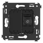 Avanti Розетка TV в стену, оконечная, ''Черный квадрат''