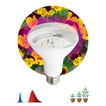 Лампа светодиодная лампа для рассады тип А60,FITO-16W-RB-E27-K 16 Вт, 220-240V