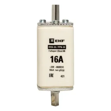 Вставка плавкая ППН-33 160/6А габарит 00