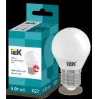 Лампа светодиодная G45 шар 5Вт 230В 4000К E27 IEK