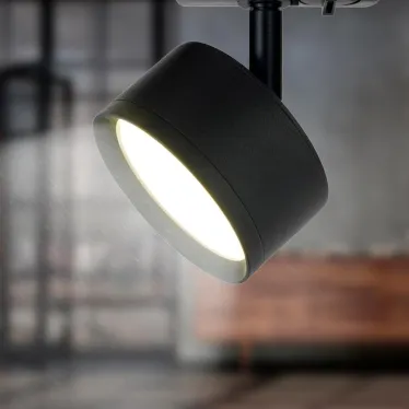 Трековый светильник TR48 - GX53 BK однофазный под лампу GX53 матовый черный под лампу GX53, лампа в комплект не входит