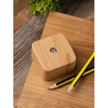 Розетка TV 1-местная ОП Минск 75Ом 5-862МГц светлое дерево