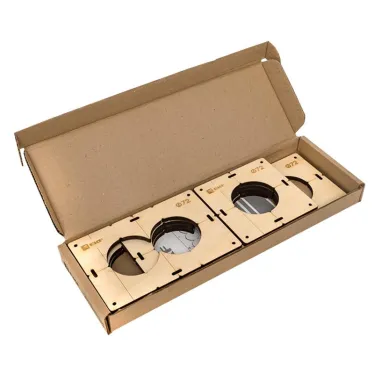 Комплект шаблонов для подрозетников диаметром 82 мм Expert