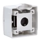 Коробка для миниканалов с силовой розеткой