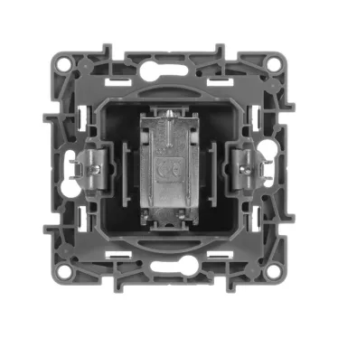 ETIKA Розетка телевизионная TV Звезда антрацит