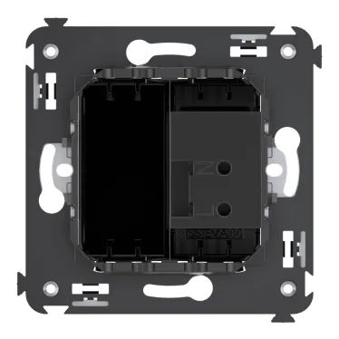 Avanti USB зарядное устройство в стену, ''Черный квадрат''