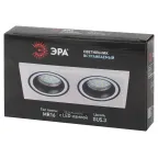 Встраиваемый светильник декоративный DK92 WH/BK MR16/GU5.3 белый/черный