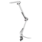 Светильник настольный ДНБ 8W NLED-507-8W-W светодиодный на струбцине белый