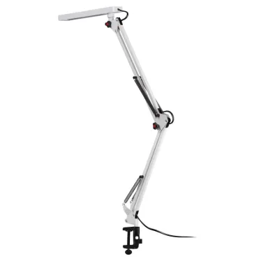 Светильник настольный ДНБ 8W NLED-507-8W-W светодиодный на струбцине белый