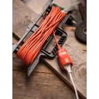 Удлинитель на рамке 'Зевс 2.0' 10м с заземлением ПВС 3x1.0 16А/3.5кВт PROxima