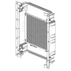 Монтажная плата перфорированная для ProfiBox большая