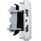 Plexo Выключатель двухполюсный белый