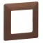 Valena LIFE Рамка 1 пост темное дерево универсальная