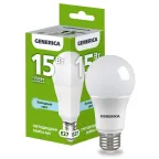 Лампа светодиодная A60 груша 15Вт 230В 6500К E27 GENERICA
