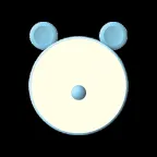 Светильник ночник настольный 5 Вт 200 лм 2700-6000К DC 5В Голубой IP20 100х100х109мм с Li-ion акк 1200мА диммируемый Qplus Gauss