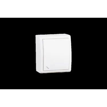 15 Aqua Выключатель проходной (переключатель) IP54 10А 250В винтовой зажим S15A белый