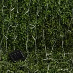 Садовая гирлянда на солнечной батарее Занавес 1,5*1,5 метра, 192 LED ERASF22-41
