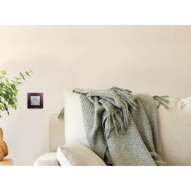 ETIKA Светорегулятор поворотный без нейтрали 300Вт алюминий