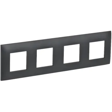 SKANDY Рамка 4-местная SK-F04T титан IEK