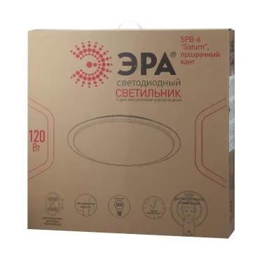 Светильник бытовой светодиодный (SPB 6) Fashion Светодиод. св-к 120Вт 3000-6500К 10200 Лм с пультом ДУ 680x100 мм SPB-6 Saturn 120