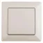Выключатель Intro Solo 4-101-02 одноклавишный 10А-250В, IP20, СУ, слоновая кость