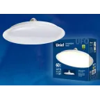 Лампа светодиодная LED-U270-60W/3000K/E27/FR PLU01WH Форма UFO матовая Теплый белый свет (3000K) Картон ТМ Uniel