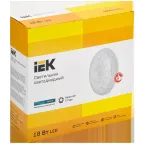 Светильник светодиодный ДПБ 2007 18Вт IP20 4000К круг белый IEK