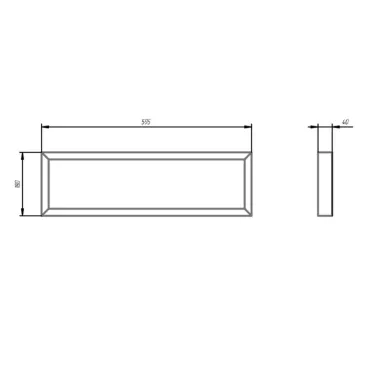 Светильник светодиодный SPO-950-3-65K-018 18Вт 6500К 1890Лм IP40 595х180х40 матовый