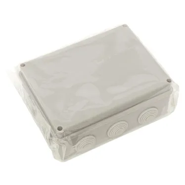 Коробка распаячная КМР-050-042 пылевлагозащитная 10 мембранных вводов уплотнительный шнур (190х140х70) PROxima