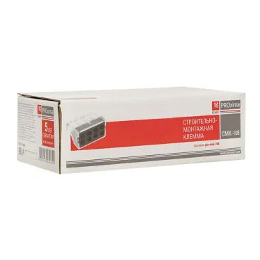 Клемма строительно-монтажная СМК модель 108 8 отверстий 1.0-2.5мм2(50шт) PROxima