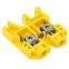 Клемма винтовая JXB- 6мм.кв желтая