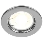 Светильник штампованный MR16,12V/220V, 50W хром ST1 CH