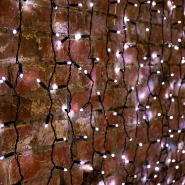 Гирлянда "Светодиодный Дождь" 2х1,5м, эффект мерцания, черный провод, 230 В, диоды БЕЛЫЕ, 360 LED | 235-231 | NEON-NIGHT