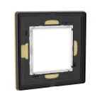 Рамка из натурального дерева, ''Avanti'', беленый дуб, 2 модуля