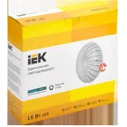 Светильник светодиодный ДПБ 2006 18Вт IP20 4000К круг белый IEK