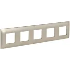 SKANDY Рамка 5-местная SK-F05Sh шампань IEK