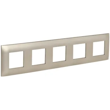 SKANDY Рамка 5-местная SK-F05Sh шампань IEK