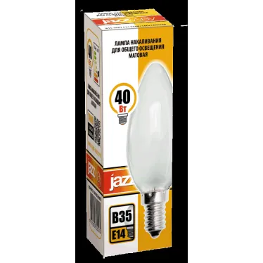 Лампа накаливания B35 240V 40W E14 frosted
