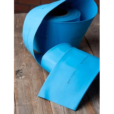 Термоусаживаемая трубка ТУТ нг 100/50 синяя рулон PROxima