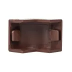 Угол внешний (15х10) (4 шт) Plast под темное дерево