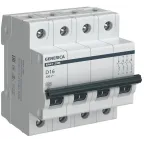 Автоматический выключатель ВА47-29М 4P 16А 4,5кА D GENERICA