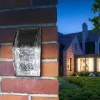 Фасадная подсветка Кристалл, на солнечной батарее, 3LED, 7lm ERAFS024-39