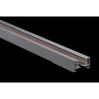 Шинопровод серый 2м с токоподводом и заглушкой Jazzway