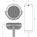 Светильник светодиодный ДБУ Аврора LED-7-Extra Wide/W3000 7Вт 3000К IP65 | 07486 | GALAD