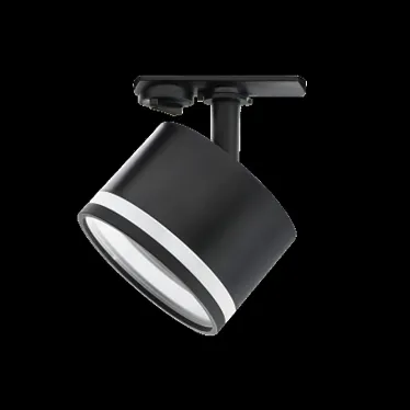 Светильник светодиодный трековый на шинопровод ДПО GX53 PTR 31 GX53 BL 230V IP2 без лампы черный корпус