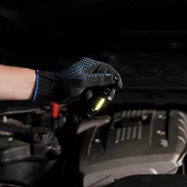 Фонарь универсальный рабочий головной/боковой свет, набор отверток, алюминиевый корпус, 1хАА | 75-715 | Rexant